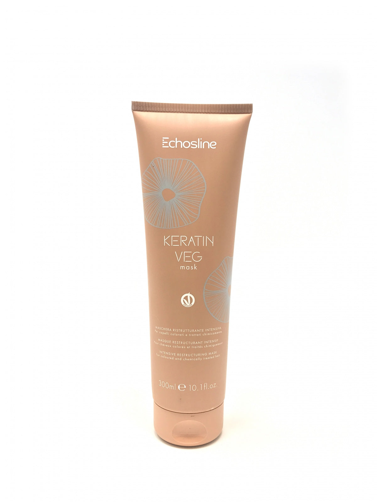 ECHOSLINE MASCHERA KERATIN VEGAN-RISTRUTTURANTE PER CAPELLI COLORATI E TRATTATI