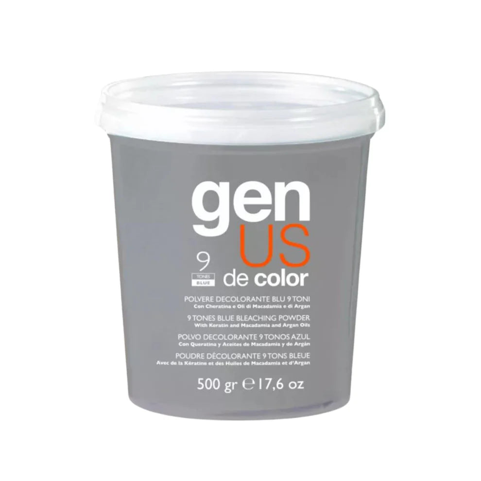 GENUS POLVERE DECOLORANTE 9 TONES BLUE BLEACHING POWDER 500GR