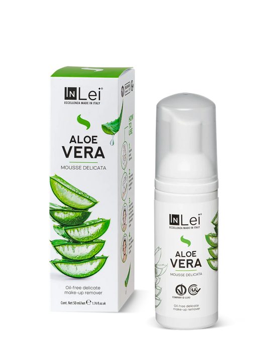 IN LEI MOUSSE ALOE VERA MIX STRUCCANTE TONIFICANTE PER CIGLIA, SOPRACCIGLIA E VISO