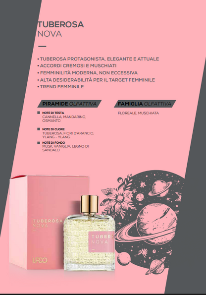 LPDO TUBEROSA NOVA 100ML EDPI - CORRISPONDE TUBEREUSE ASTRALE  BY MAISON CRIVELLI 100ML - Professional Look