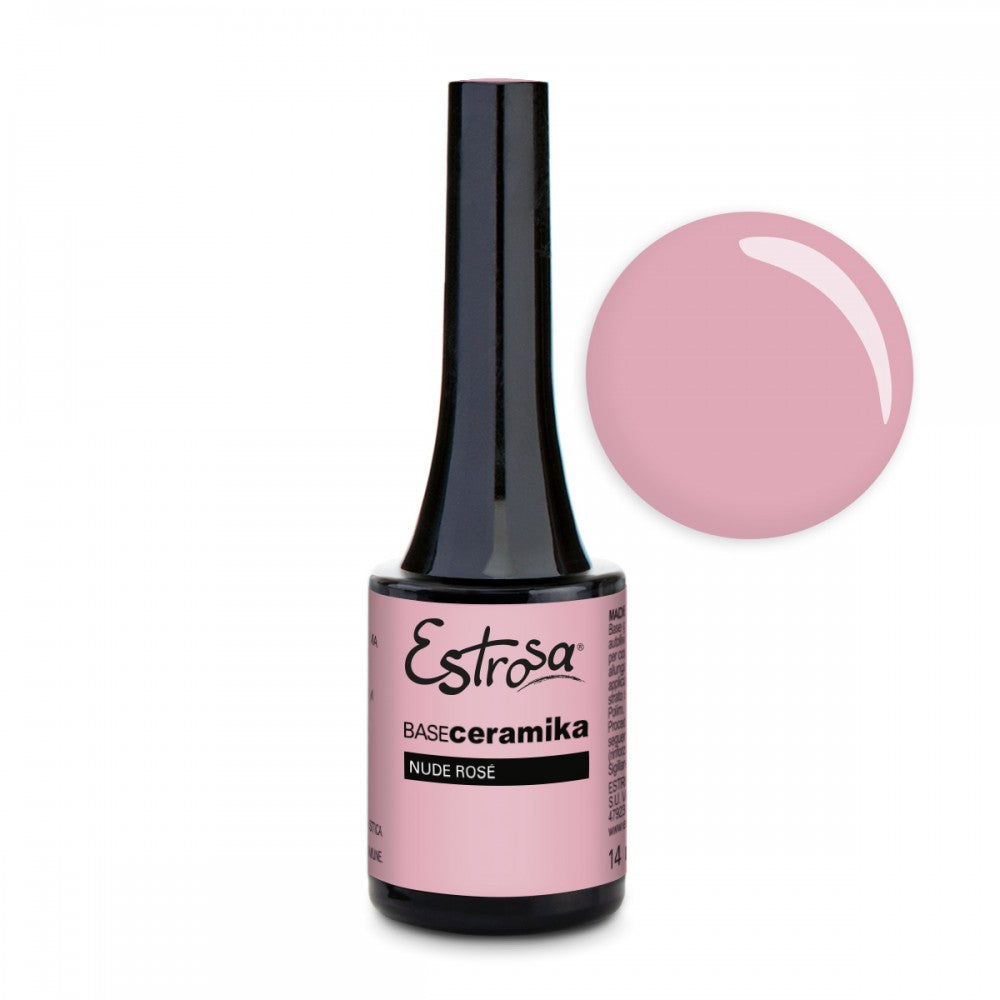 ESTROSA BASE CERAMIKA GEL BUILDER NUDE ROSE' 14ML