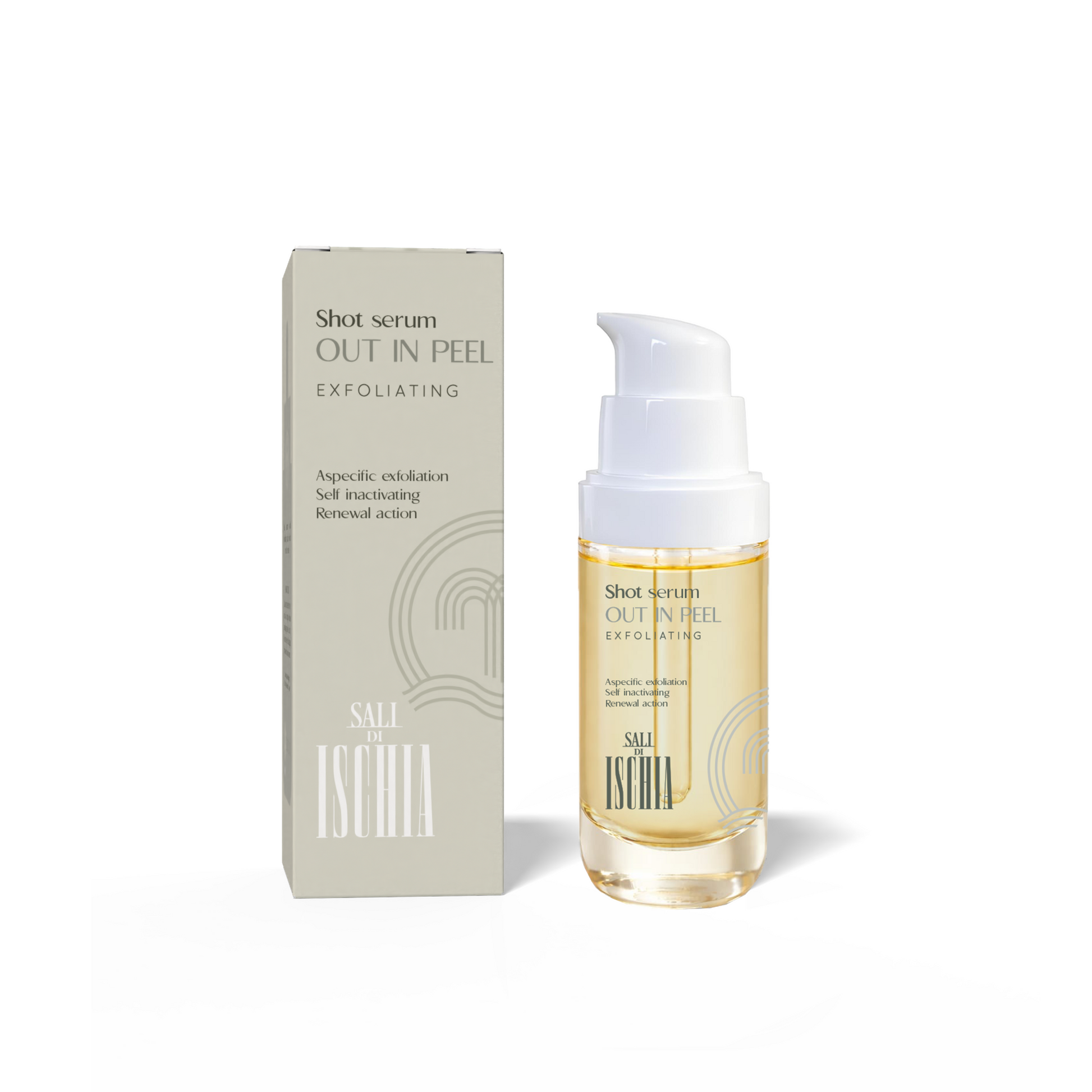 SALI DI ISCHIA SHOT SERUM OUT IN PEEL - EXFOLIANTING 30ML - Professional Look
