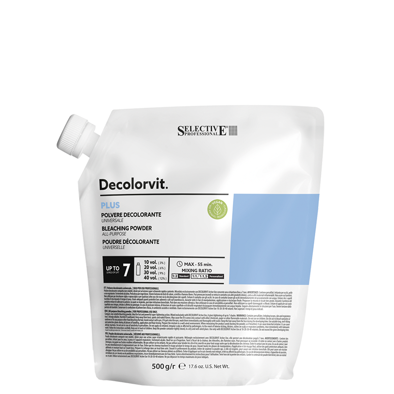 SELECTIVE DECOLORVIT PLUS- POLVERE DECOLORANTE UP TO 7 TONI 500GR