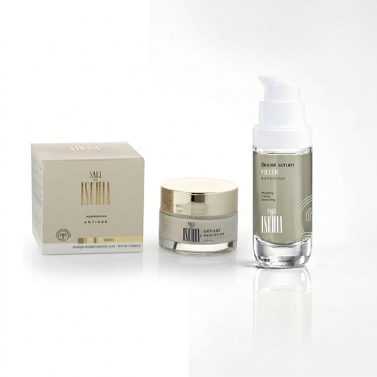 SALI DI ISCHIA KIT CREMA VISO ANTIAGE 50ML + SIERO FILLER 30ML - Professional Look