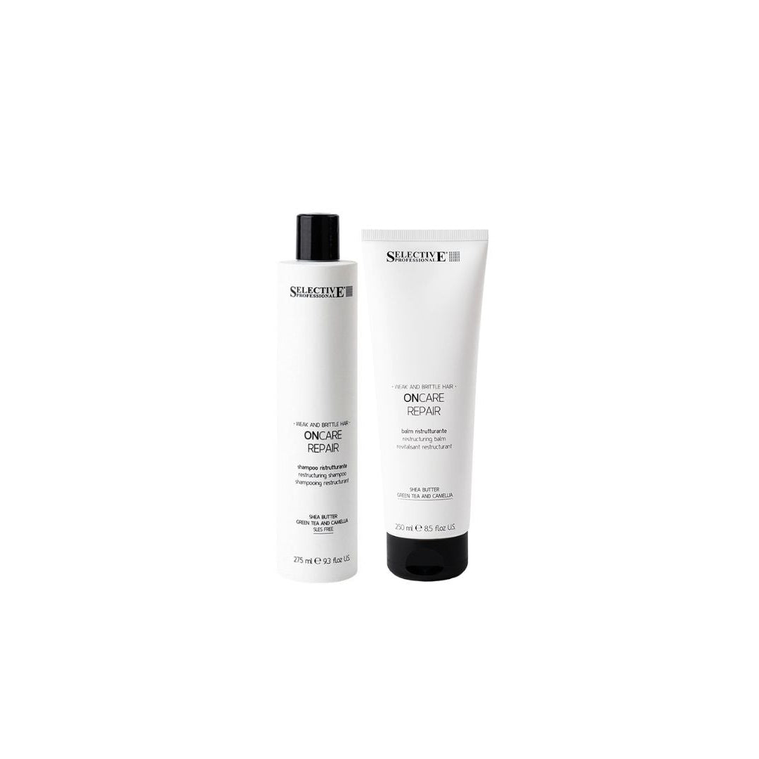 SELECTIVE KIT REPAIR RISTRUTTURANTE SHAMPOO 275ML + BALM 200ML - Professional Look