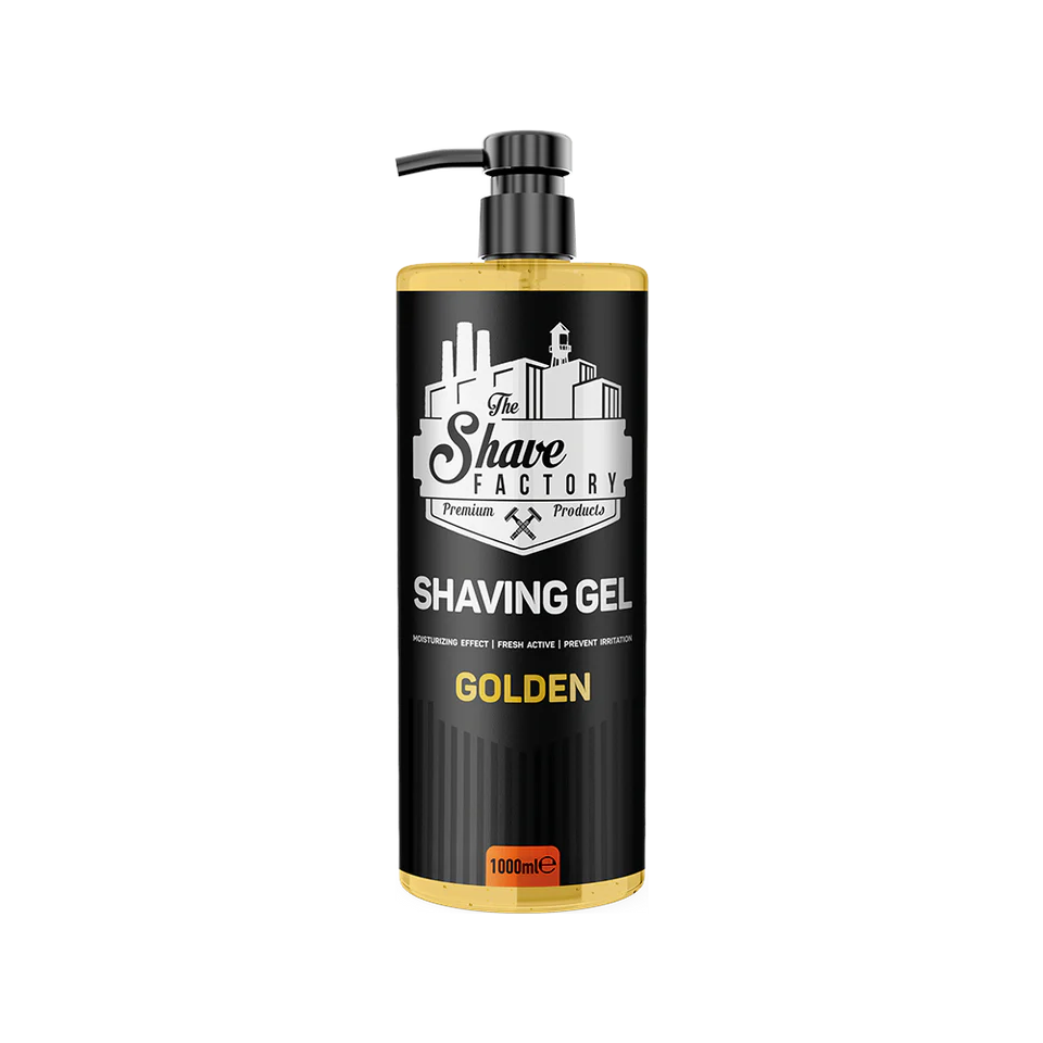 THE SHAVE FACTORY SHAVING GEL GOLDEN 1000 ML - Professional Look