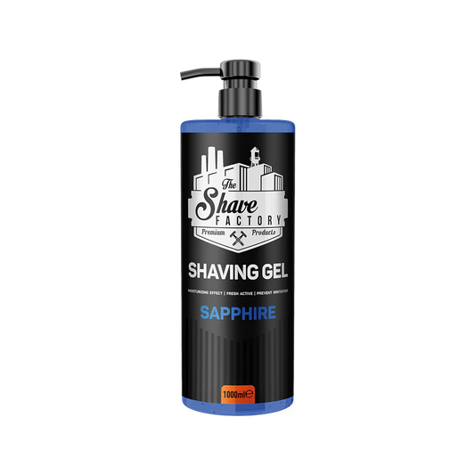 THE SHAVE FACTORY SHAVING GEL SAPPHIRE 1000ML - Professional Look