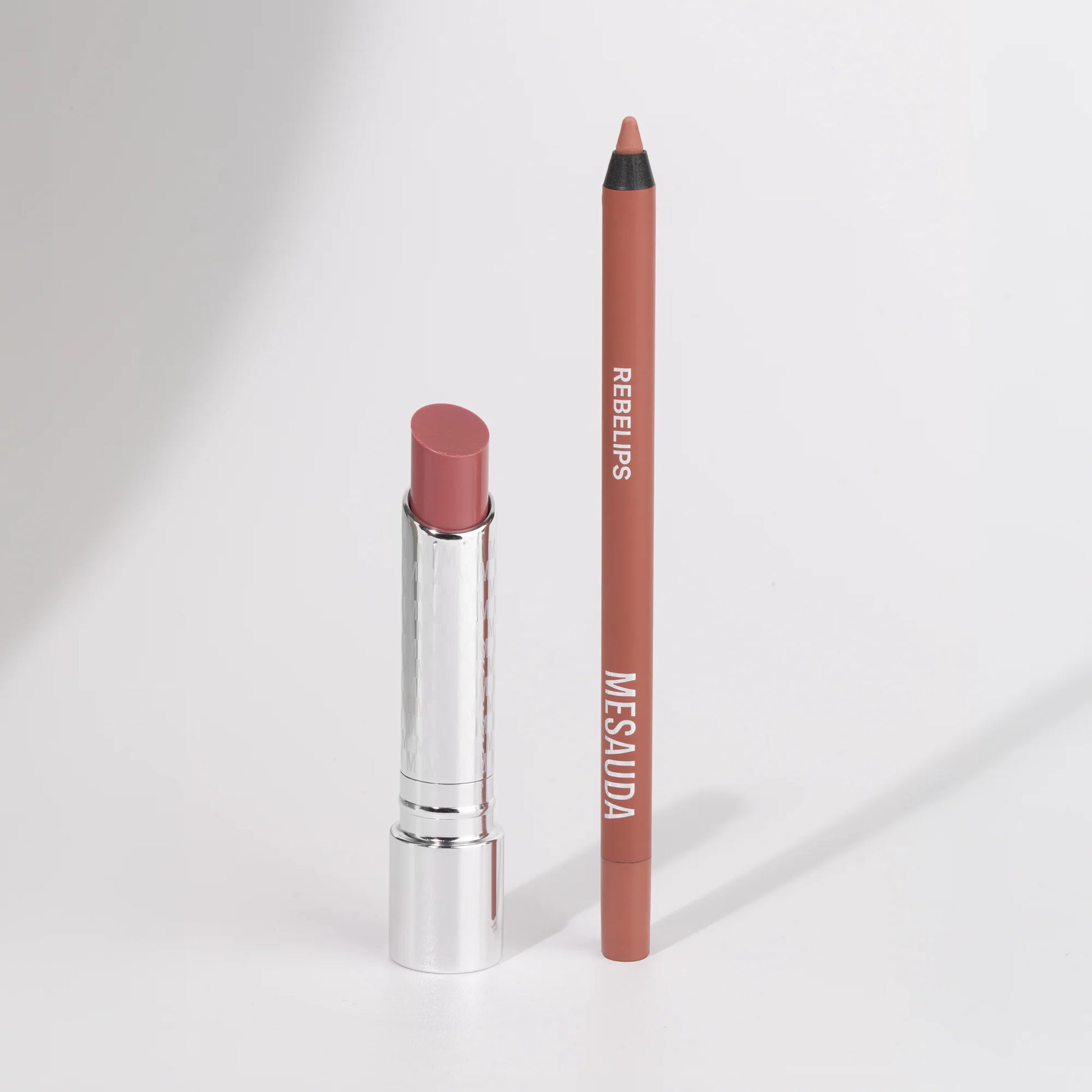 MESAUDA MILKY ROSE - THE ULTIMATE LIP COMBO REBELIPS 114 + HYDRAMORPHOSIS™ 110 - Professional Look