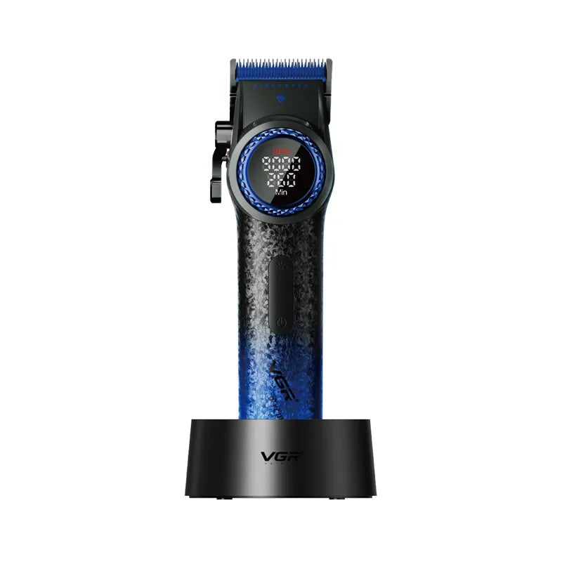 VGR V-001 Blue Hair Clipper - Professional Look