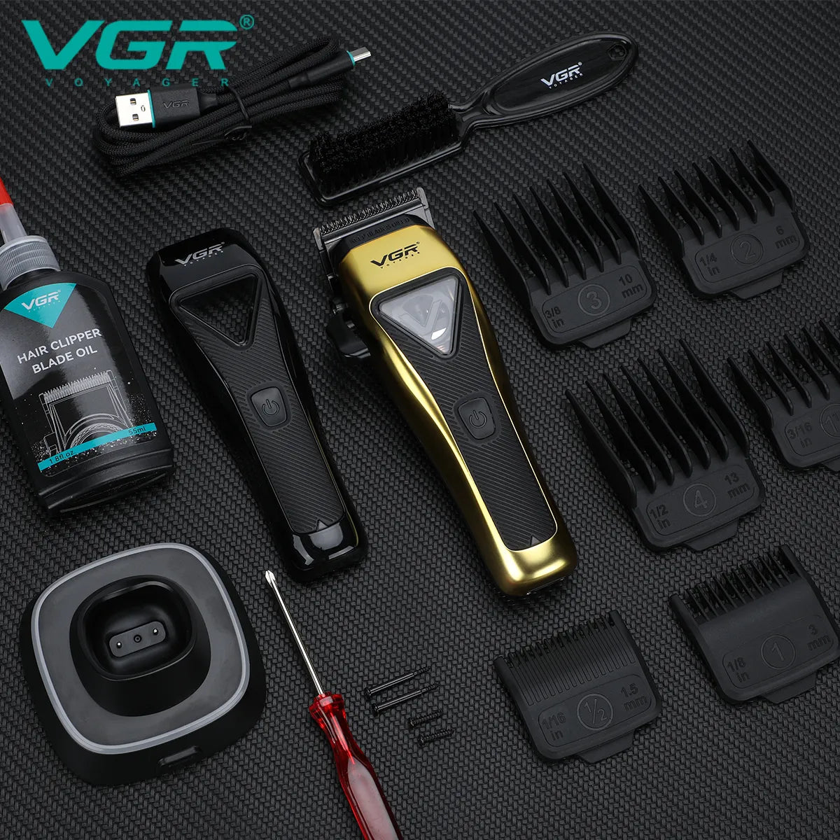 VGR Hair Clipper V-015 - Professional Look