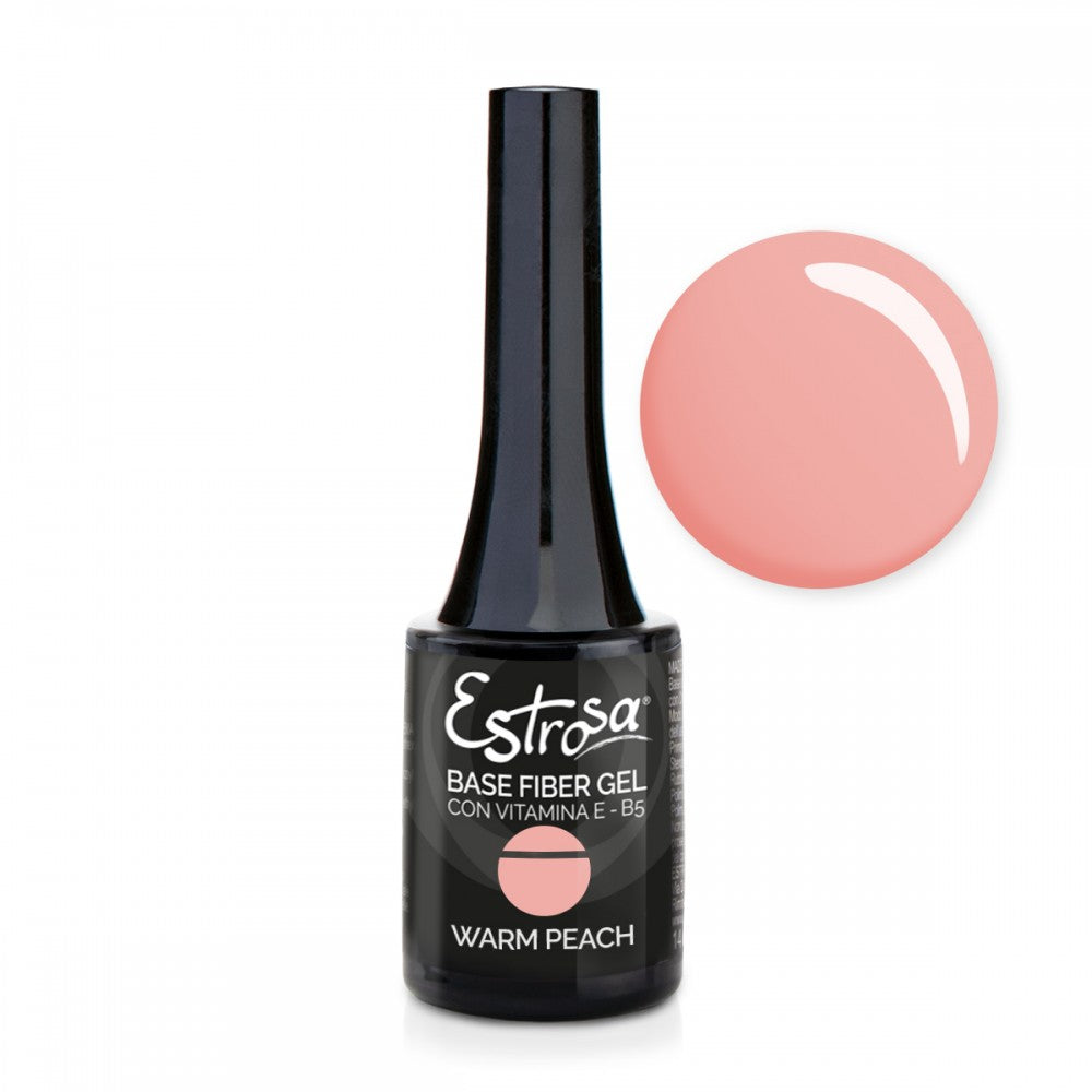 ESTROSA BASE FIBER GEL WARM PEACH 14ML