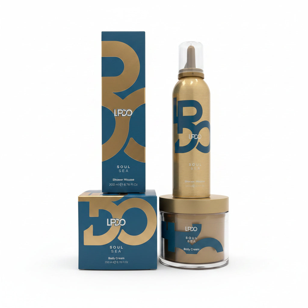 LPDO KIT SOUL SEA SHOWER MOUSSE 200ML + BODY CREAM 200ML - Professional Look