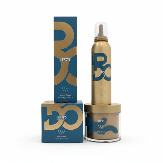 LPDO KIT SOUL SEA SHOWER MOUSSE 200ML + BODY CREAM 200ML - Professional Look