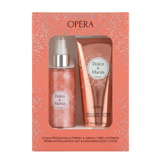 Dolce & Mania Opera Cofanetto Acqua Profumata 200ml + Crema Corpo 200ml - Professional Look