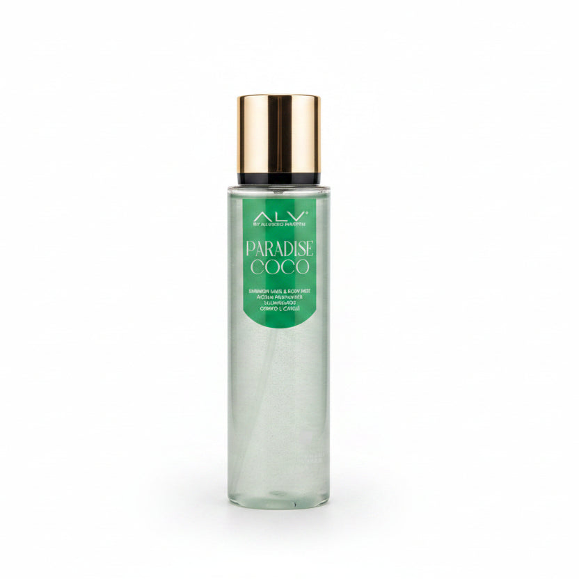 ALVIERO MARTINI SHIMMER HAIR BODY MIST - PARADISE COCO 200ML - Professional Look