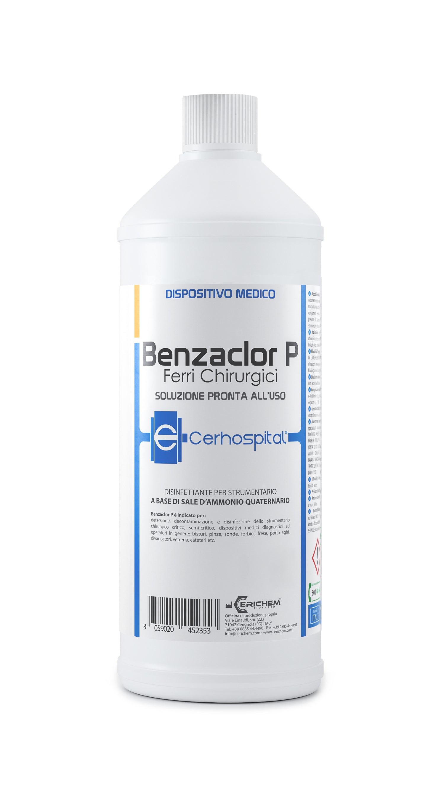 X BENZACLORP DISINFETTANTE PER STRUMENTI 1000ML