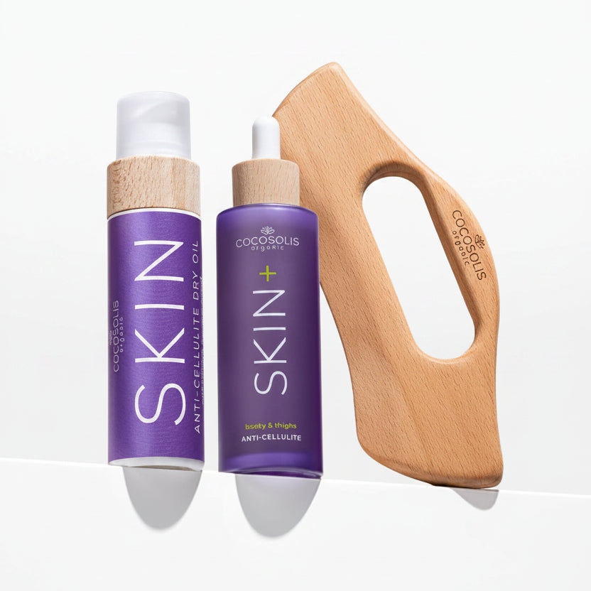 ANTI-CELLULITE THERAPY - SKIN+ ANTI-CELLULITE SERUM 100 ML - SKIN ANTI-CELLULITE DRY OIL 110ML -  BODY GUA SHA