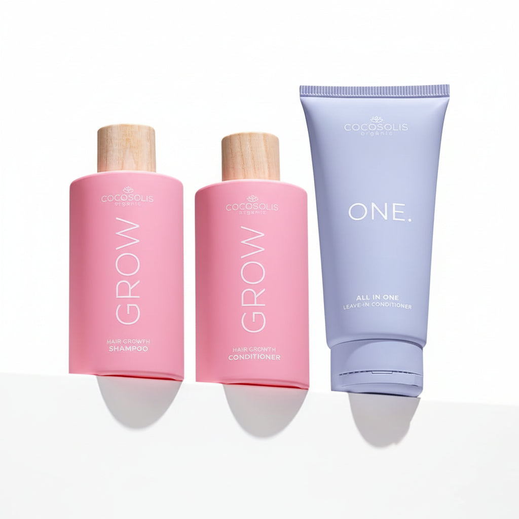 COCOSOLIS KIT GROW HAIR SHAMPOO 250ML + CONDITIONER 250ML + ONE 200ML