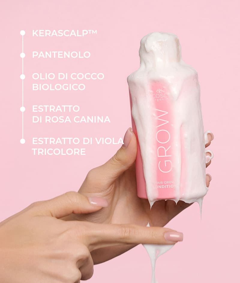 COCOSOLIS KIT GROW HAIR SHAMPOO 250ML + CONDITIONER 250ML + ONE 200ML