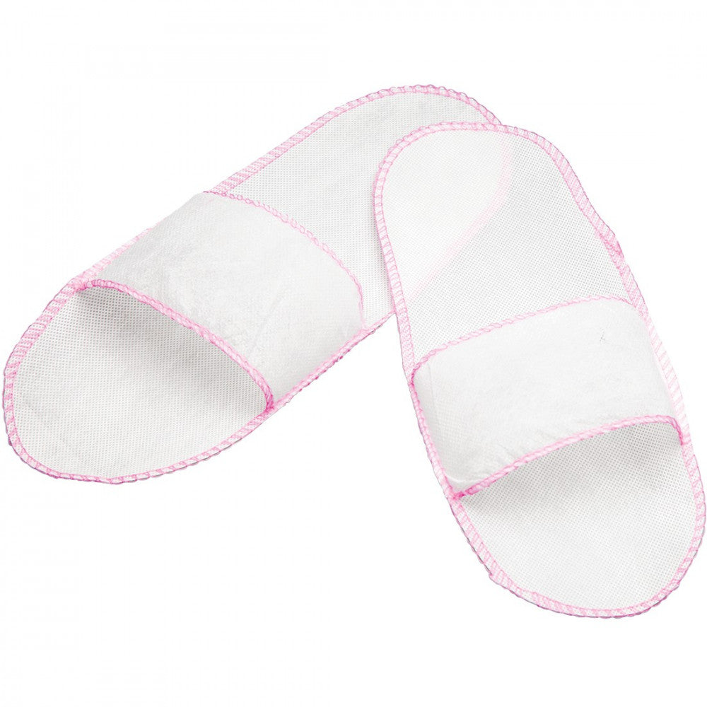 Ciabatte In TNT Monouso Aperta Imbustate Al Paio Bianche 100pz