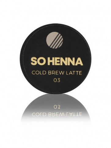 SO HENNA Brow Henna Colore - 03 Cold Brew Latte - Professional Look
