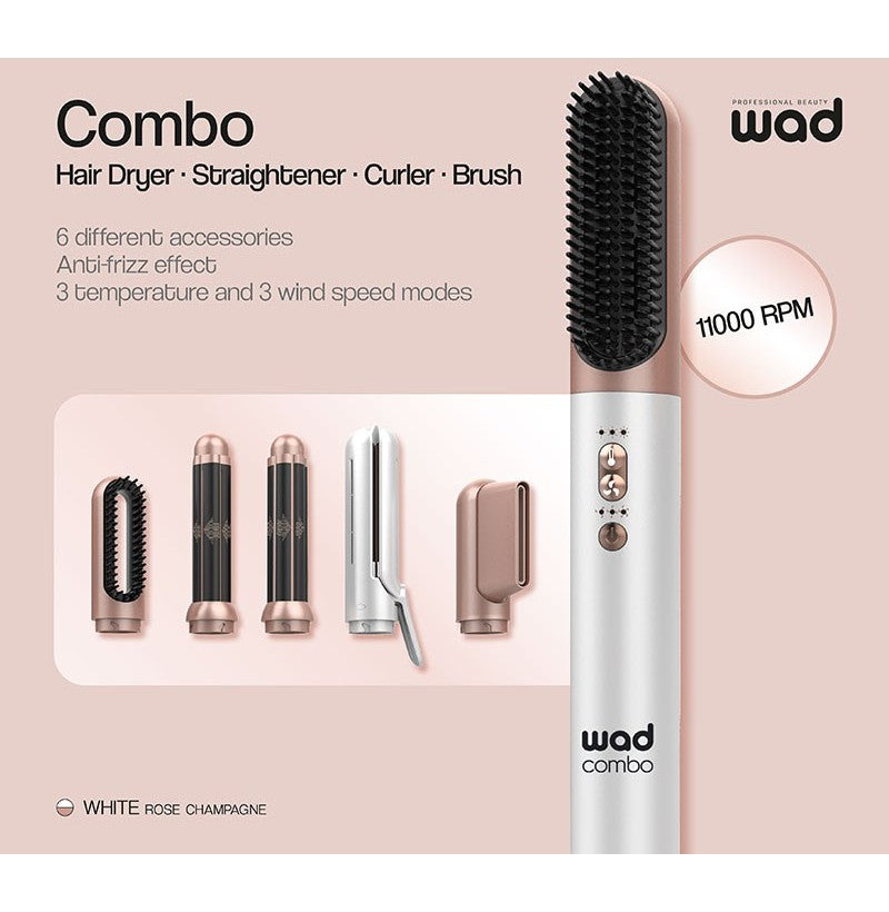COMBO 6 EN 1 HAIR DRYER WAD - Professional Look
