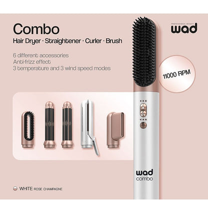 COMBO 6 EN 1 HAIR DRYER WAD - Professional Look