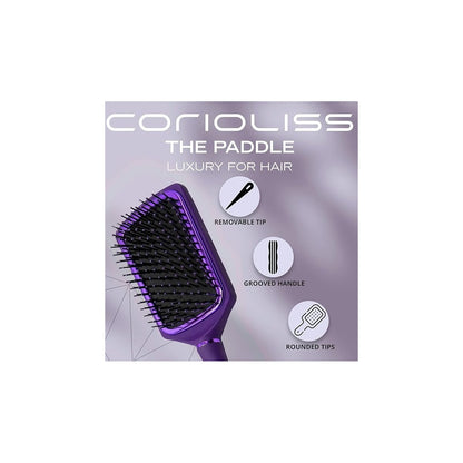 CORIOLISS C1 PURPLE CHROME PIASTRA + SPAZZOLA