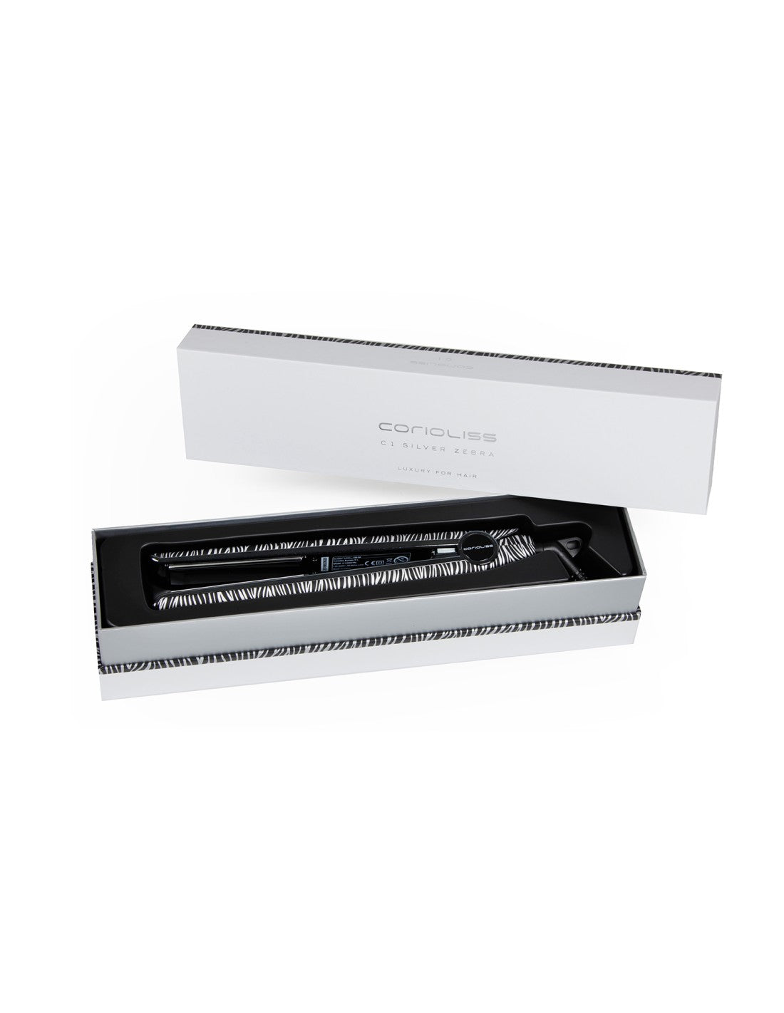 CORIOLISS C1 HAIR STRAIGHTENER SILVER ZEBRA