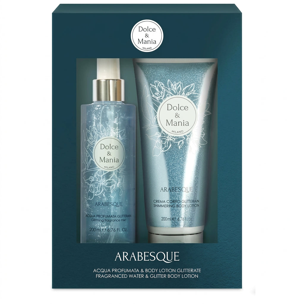 Dolce & Mania Arabesque Cofanetto Acqua Profumata 200ml + Crema Corpo 200ml - Professional Look