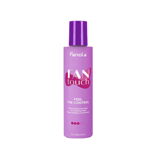 FANOLA FAN TOUCH FEEL THE CONTROL FLUIDO DEFINIZIONE RICCI 200 ML - Professional Look