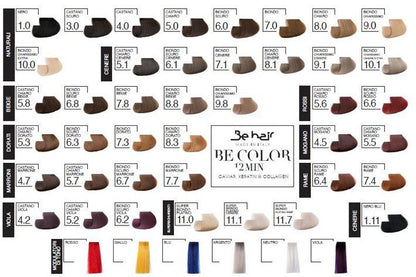 BE HAIR BE COLOR TINTA PERMANENTE 12 MINUTI 100ML