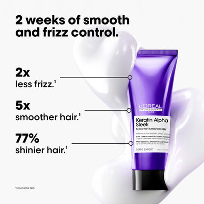 L'OREAL KERATIN ALPHA SLEEK SMOOTH TRANSFORMER PRE-TRATTAMENTO 200ML - Professional Look