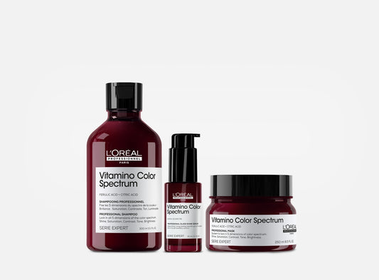 L'OREAL PROFESSIONAL KIT VITAMINO COLOR SPECTRUM SHAMPOO 300ML + MASCHERA 250ML + SIERO 50ML