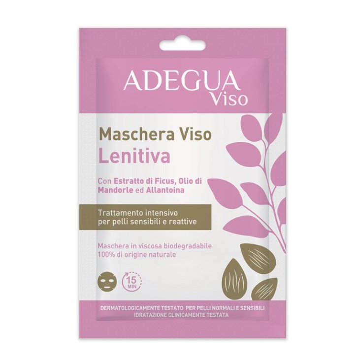 ADEGUA MASCHERA VISO LENITIVO TRATTAMENTO INTENSIVO PER PELLI SENSIBILI E REATTIVE TNT