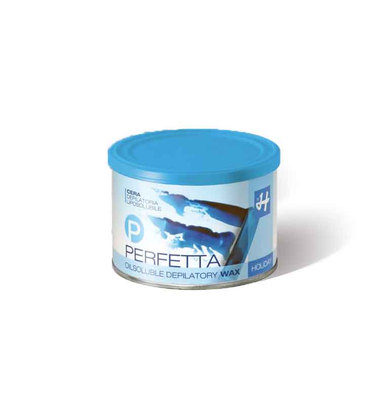 HOLIDAY PERFETTA CERA VASO BLU- 400ML