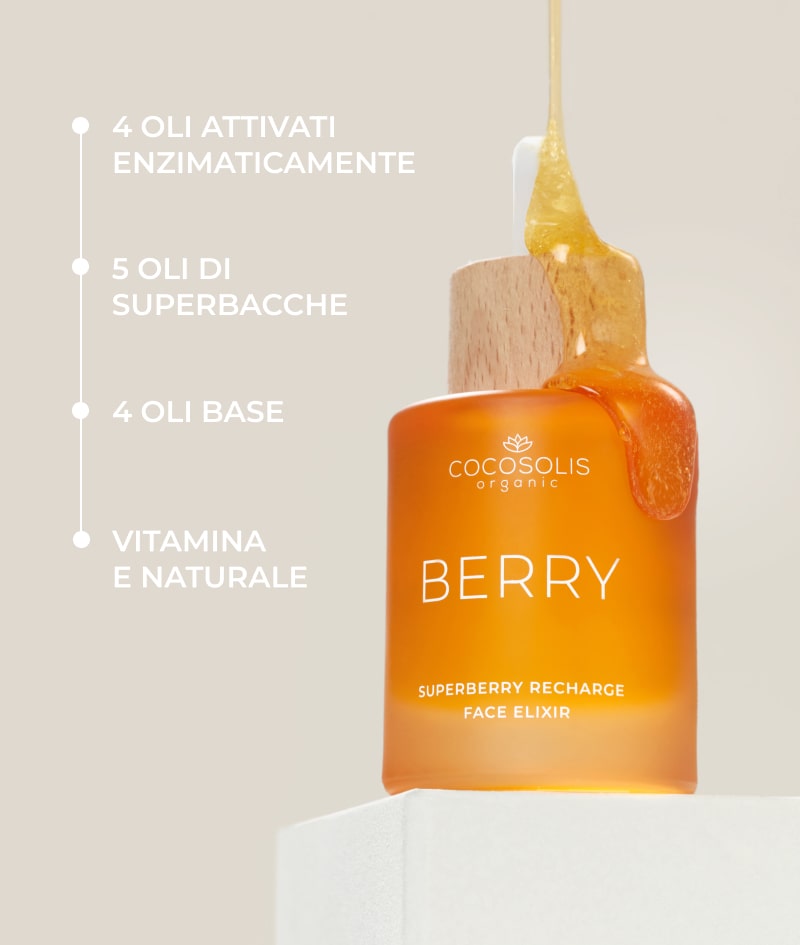 COCOSOLIS BERRY SUPERBERRY RECHARGE FACE ELIXIR 50ML - Professional Look