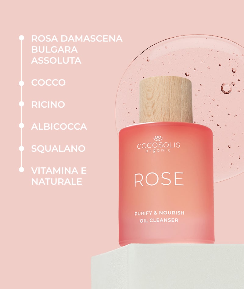 COCOSOLIS ROSE PURIFY & NOURISH OIL CLEANSER 50ML - Professional Look