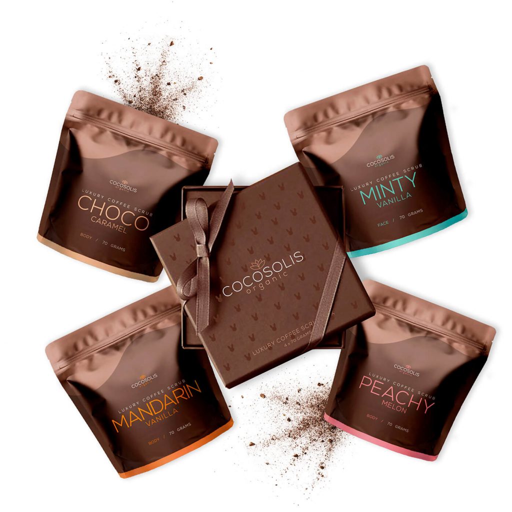 COCOSOLIS SCRUB LUXURY COFFEE SCRUB BOX - Professional Look