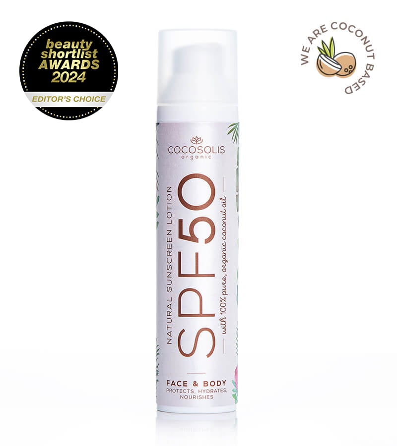 COCOSOLIS SPF50 NATURAL SUNSCREEN LOTION - Professional Look