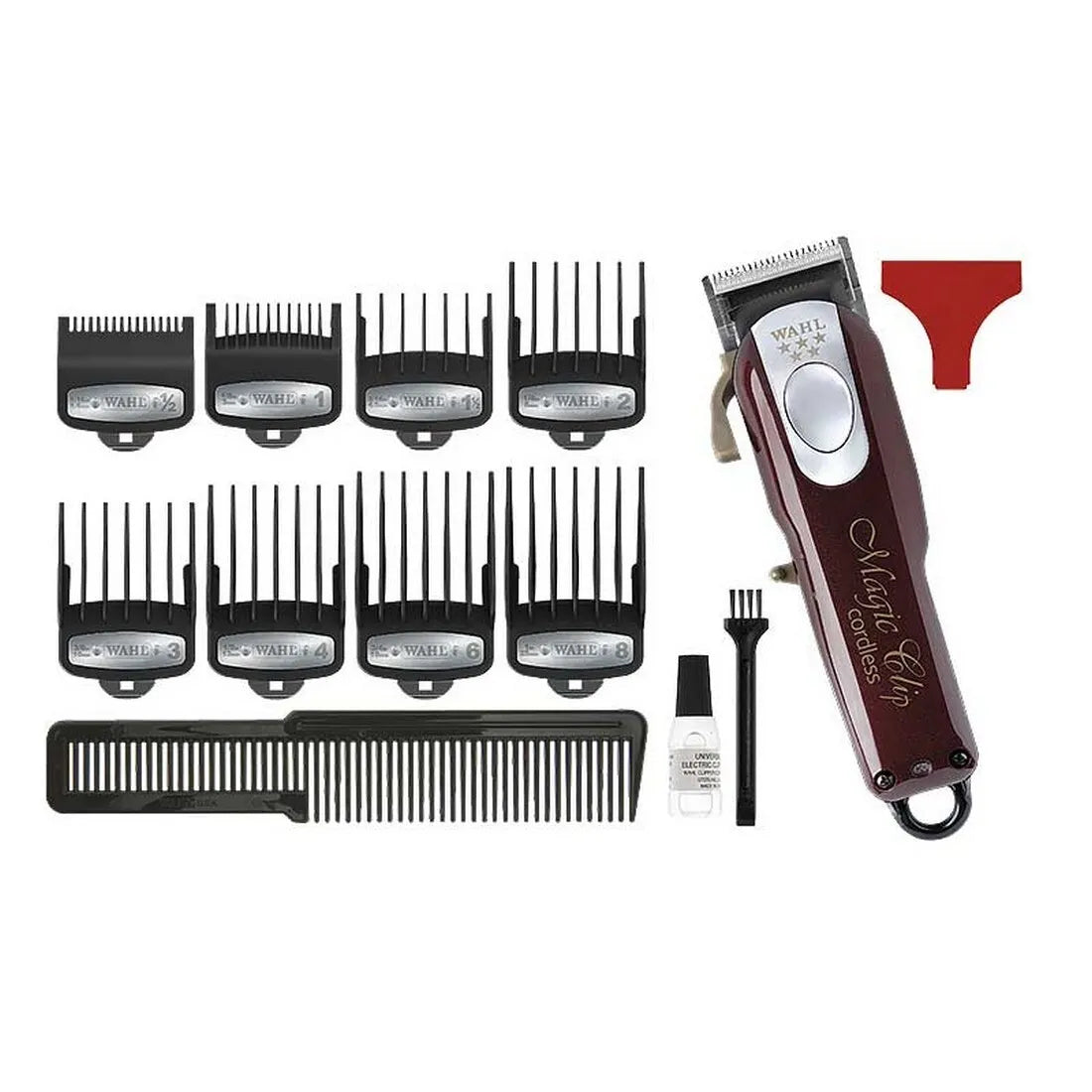 WAHL TOSATRICE RASOIO MAGIC CLIP CORDLESS ROSSO