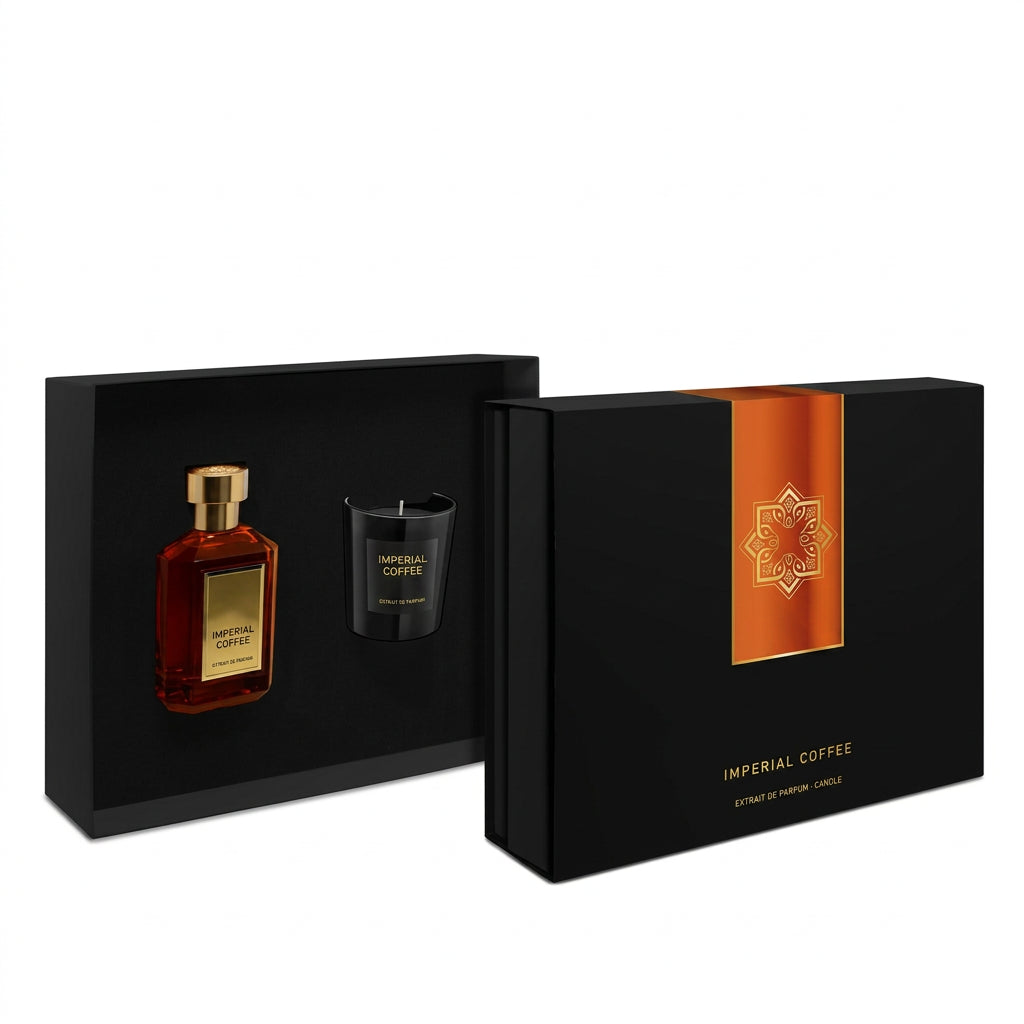 Nashja Imperial Coffee Cofanetto EDP 100ml + Candela Profumata 60gr - Professional Look