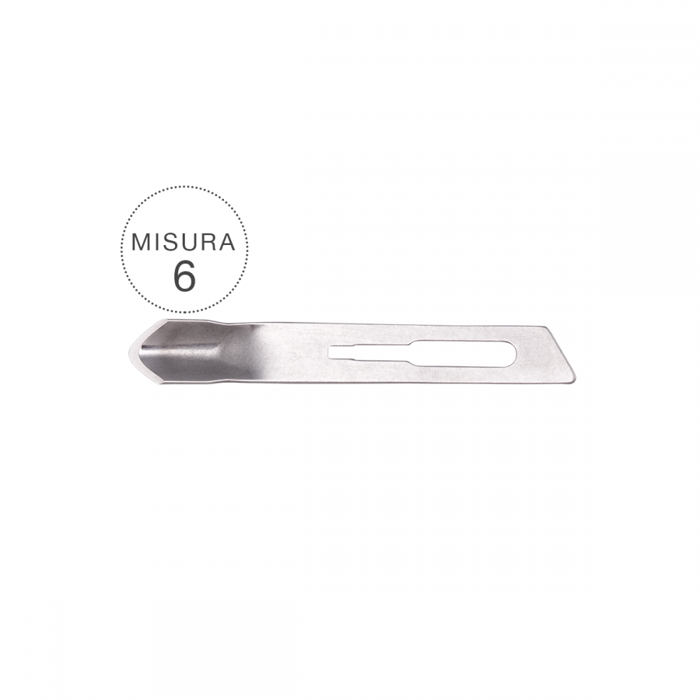 CIESSE SGORBIE MONOUSO IN ACCIAO AL CARBONE N°6 - BOX 24PZ