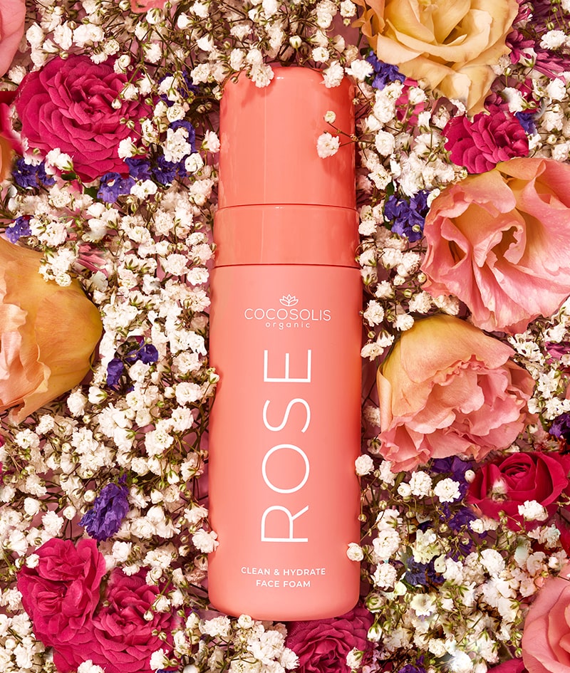 COCOSOLIS ROSE CLEAN E HYDRATE FACE FOAM 150ML - Professional Look