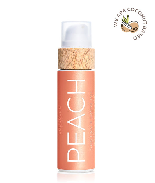 COCOSOLIS PEACH SUNTAN & BODT OIL 100ML - Professional Look
