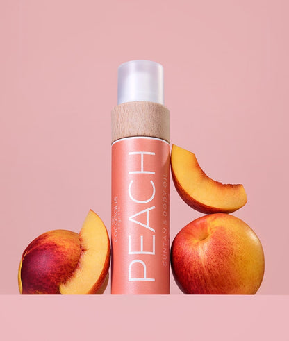 COCOSOLIS PEACH SUNTAN & BODT OIL 100ML - Professional Look