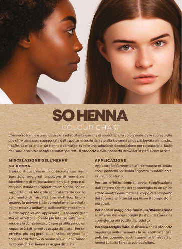 SO HENNA Brow Henna Colore - Hennè 04 Macchiato - Professional Look