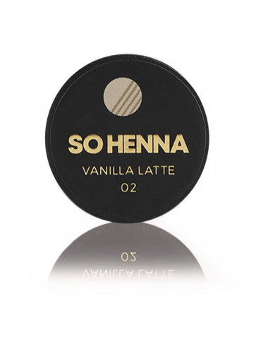 SO HENNA Brow Henna Colore - 02 Vanilla Latte - Professional Look